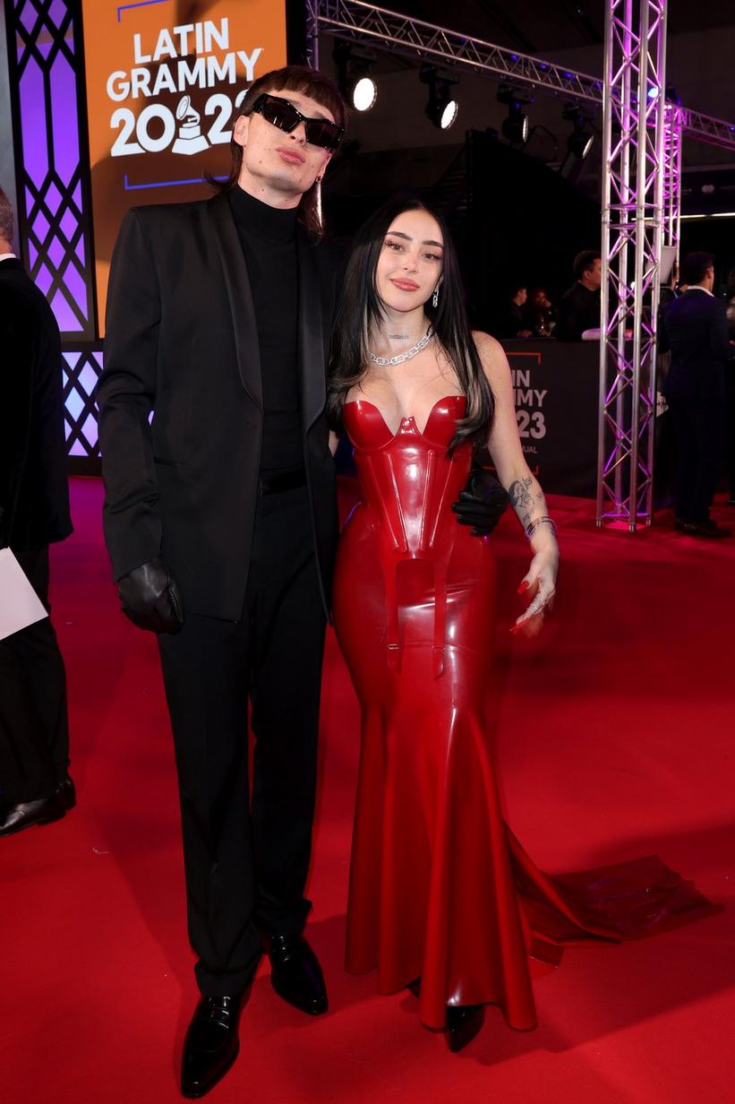 2023 Latin GRAMMYs Red Carpet Round-Up Peso Pluma Nicki Nicole